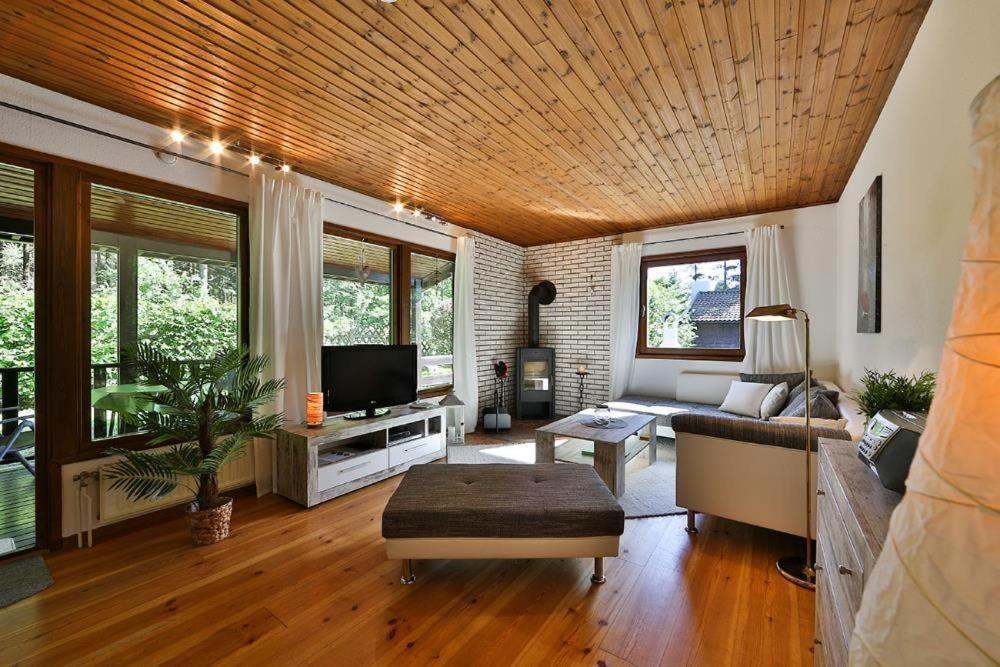Waldsee-Ferienhaus-Mit-Kamin-W-Lan Clausthal-Zellerfeld Ngoại thất bức ảnh